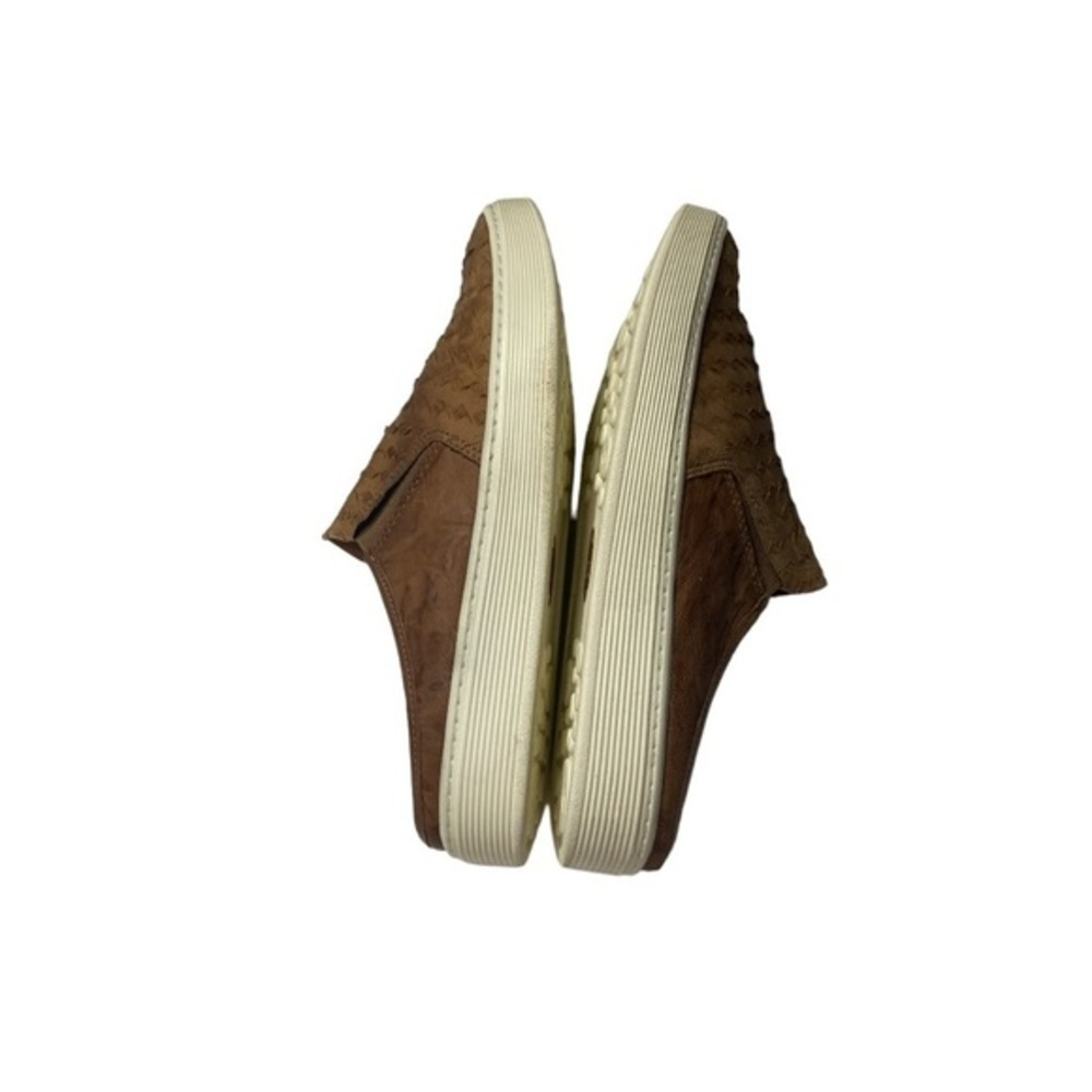 Sofft Brown Textured Leather Slip On Mule Sneakers Backless Platform Mules Sz9.5 - Picture 5 of 10
